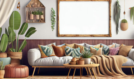 scandi boho salon