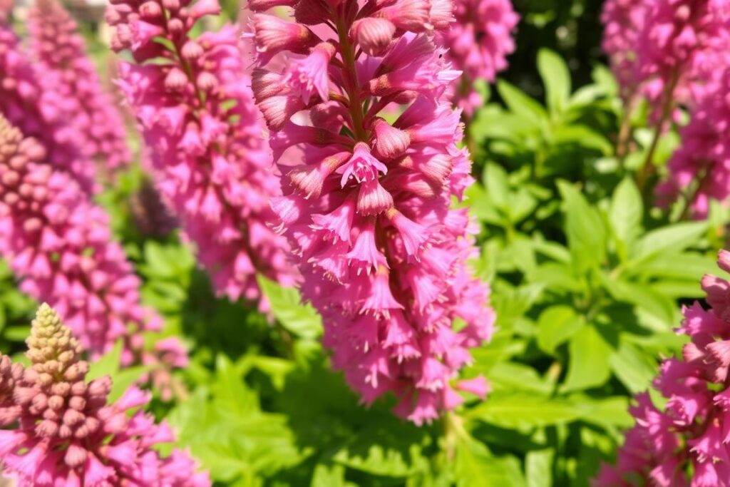 Budleja 'Pink Delight' z różowymi kwiatostanami w pierwszym roku