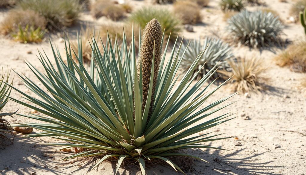 Juka rosnąca w naturalnym, półpustynnym środowisku z piaszczystą glebą