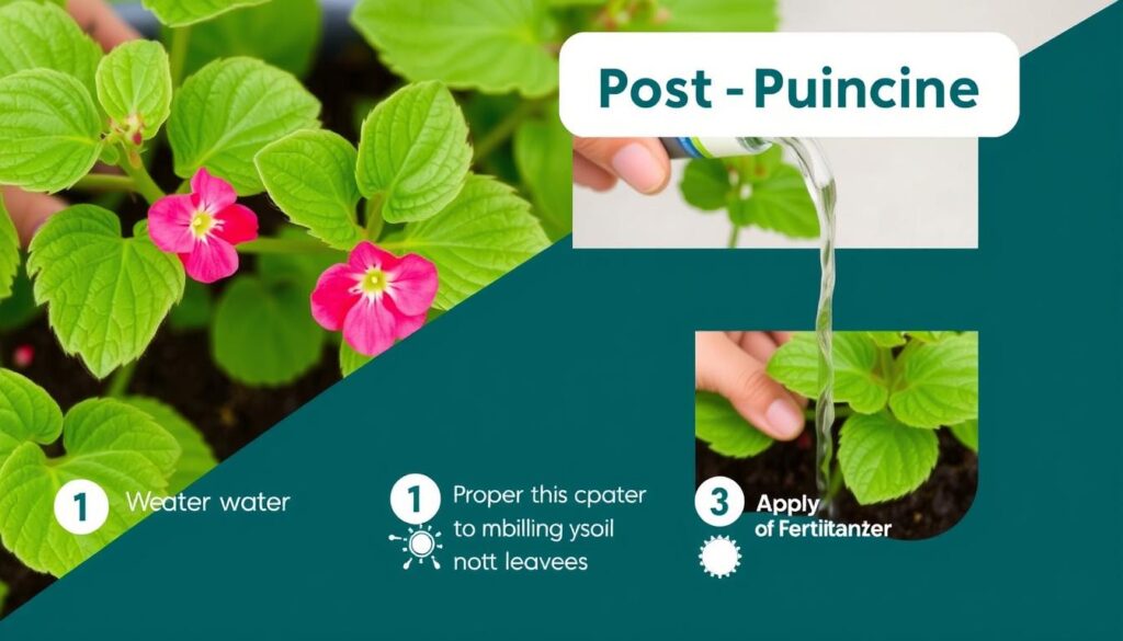 Pelargonia po przycięciu - prawidłowa pielęgnacja z podlewaniem i nawożeniem