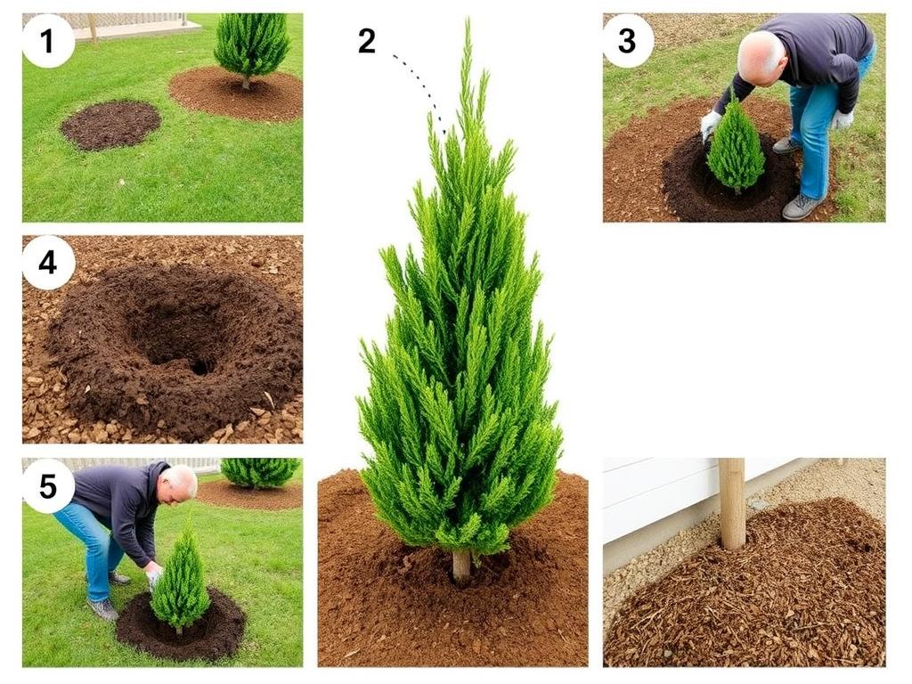 Proces sadzenia tui (żywotników) krok po kroku
