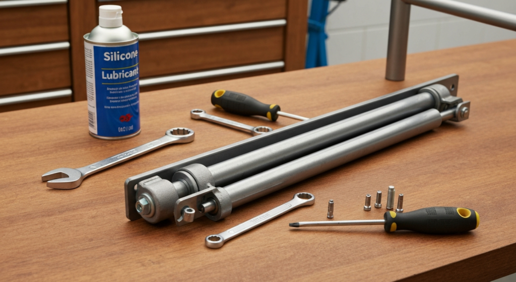 Jak odblokować siłownik do łóżka? Krok po kroku