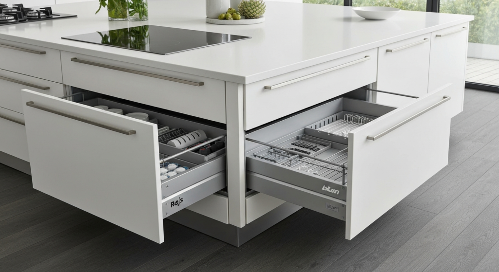 Porównanie szuflad Rejs i Blum – która jest lepsza? Praktyczny poradnik