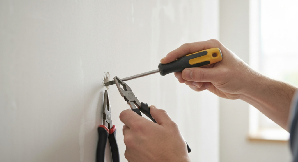 Jak wyjąć kołek ze ściany? Praktyczne porady