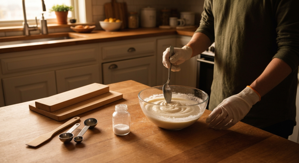 Jak zrobić klej do drewna podobny do wikolu? Krok po kroku