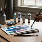 Jak stworzyć idealny kolor granatowy z farb w prosty sposób? Krok po kroku