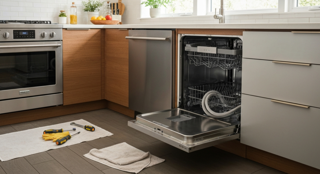 Jak wyciągnąć zmywarkę z zabudowy? Praktyczny poradnik