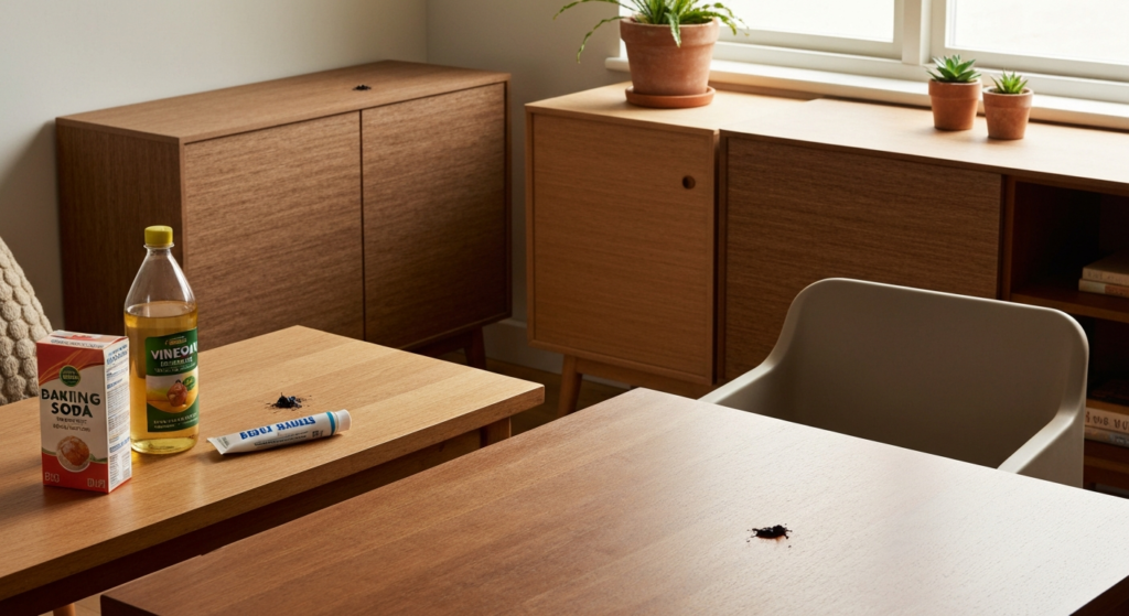 Jak zmyć farbę do włosów z mebli? Praktyczny poradnik