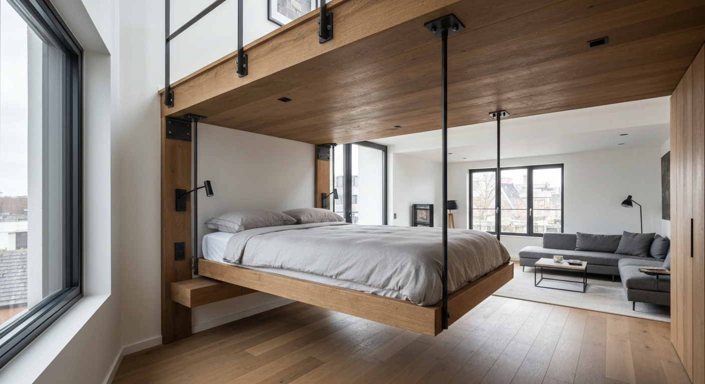 Jak zrobić łóżko pod sufitem? Poradnik krok po kroku 2