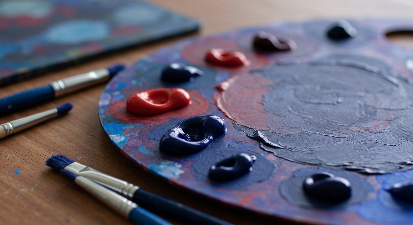 Jak stworzyć idealny kolor granatowy z farb w prosty sposób? Krok po kroku 2