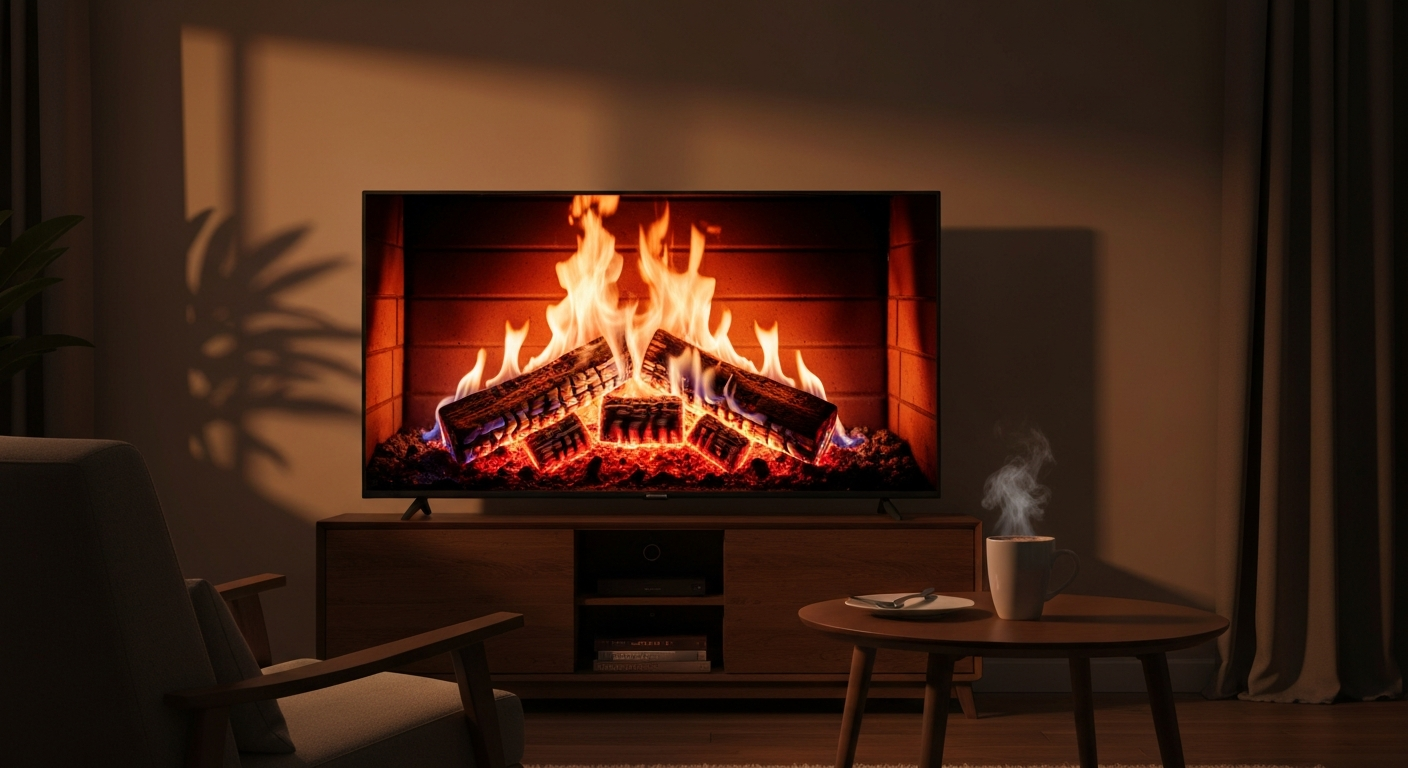 Jak ustawić kominek w telewizorze? Krok po kroku 2