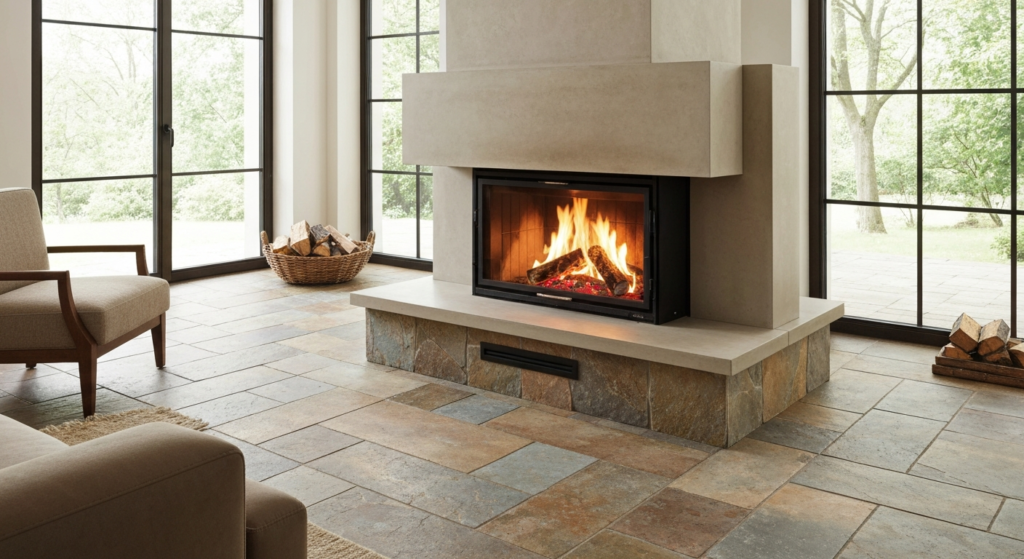 Czy przy kominku mogą być panele? Tak czy nie?