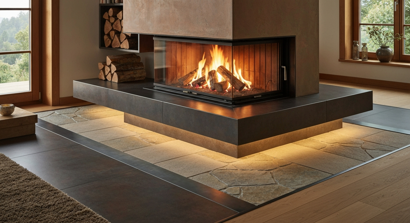 Czy przy kominku mogą być panele? Tak czy nie? 2