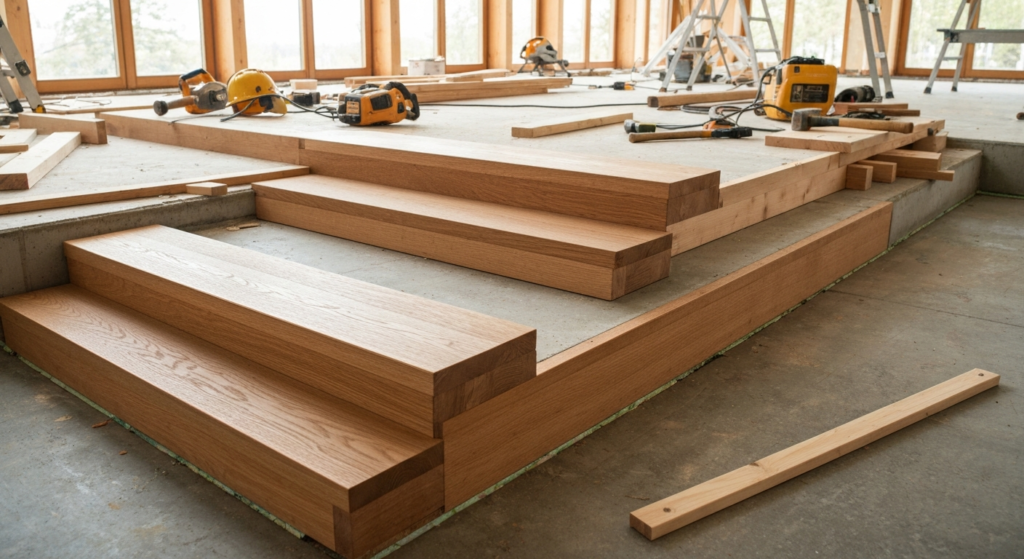 Ile kosztuje montaż schodów drewnianych? Cena materiałów i robocizny