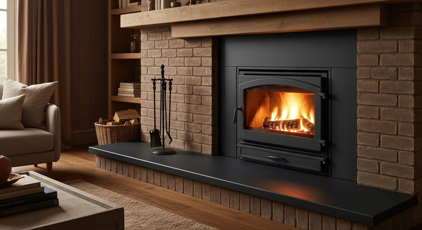 Jak pomalować kominek w salonie, aby optycznie powiększyć salon? Krok po kroku 2