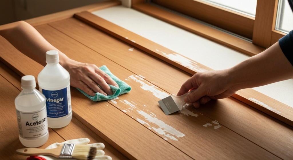 Jak zmyć farbę lateksową z paneli? Praktyczny poradnik