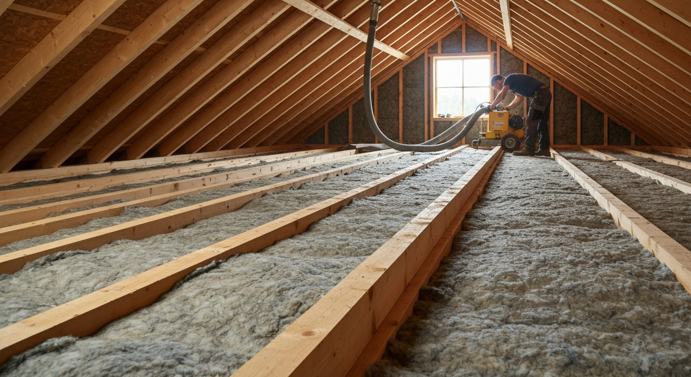 Jaka grubość wełny na poddasze nieużytkowe? Ocieplenie krok po kroku 2